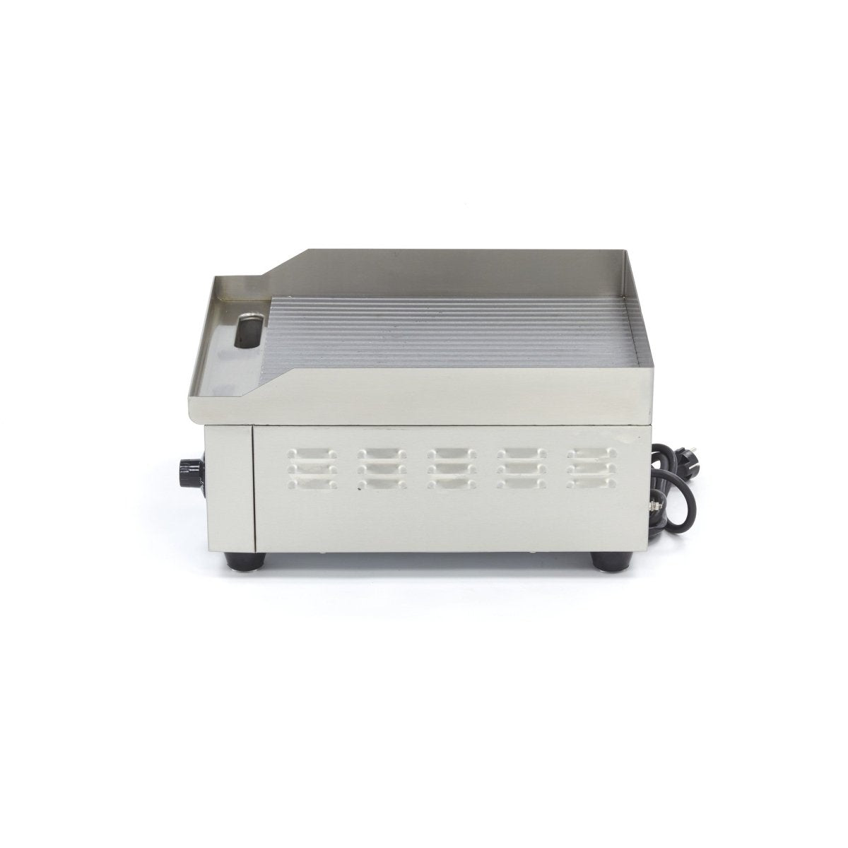 Maxima Griddle 36cm - Grooved surface - with Drip Tray - RVSVoordeel