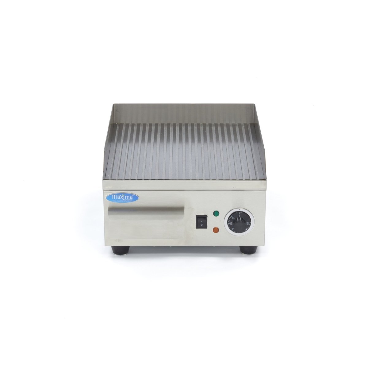 Maxima Griddle 36cm - Grooved surface - with Drip Tray - RVSVoordeel