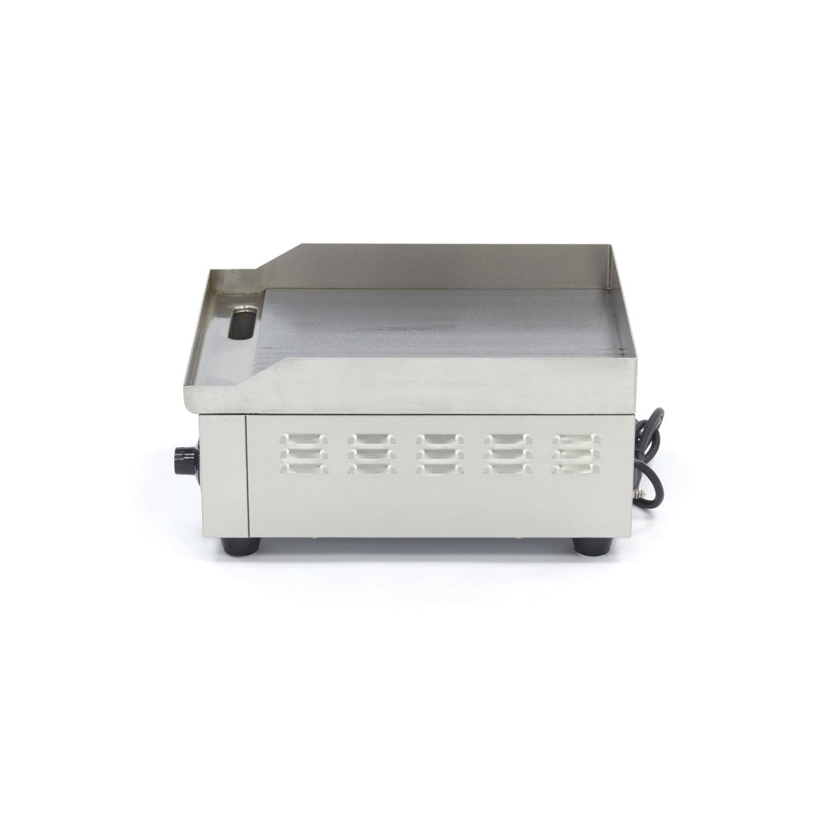 Maxima Griddle 36cm - Half Grooved surface - with Drip Tray - RVSVoordeel