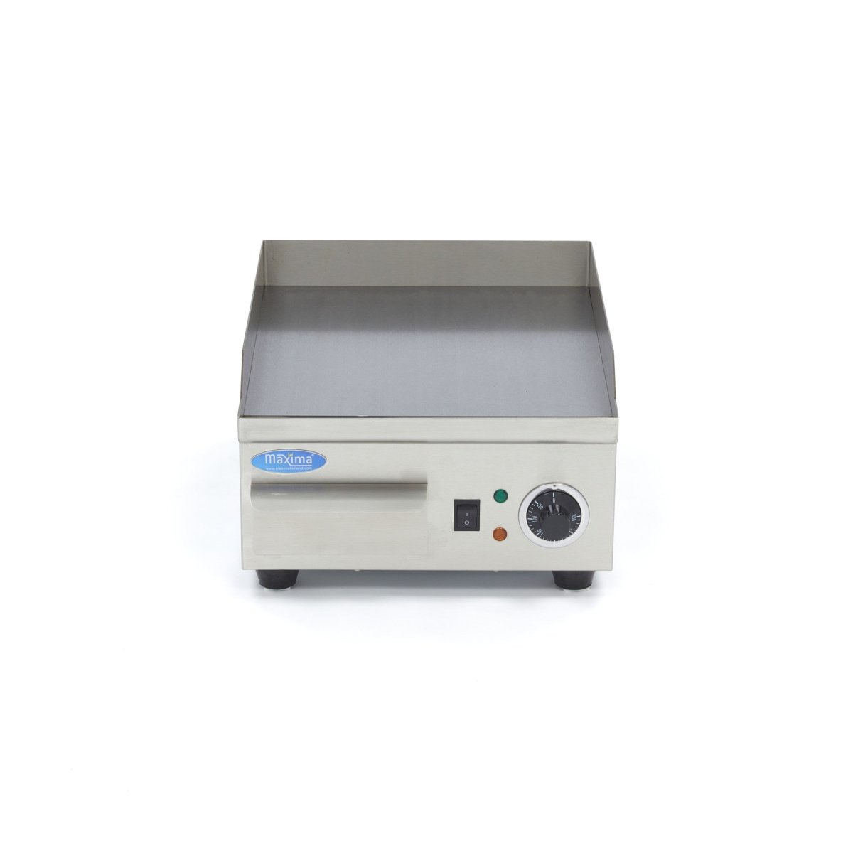 Maxima Griddle 36cm - Smooth surface - with Drip Tray - RVSVoordeel