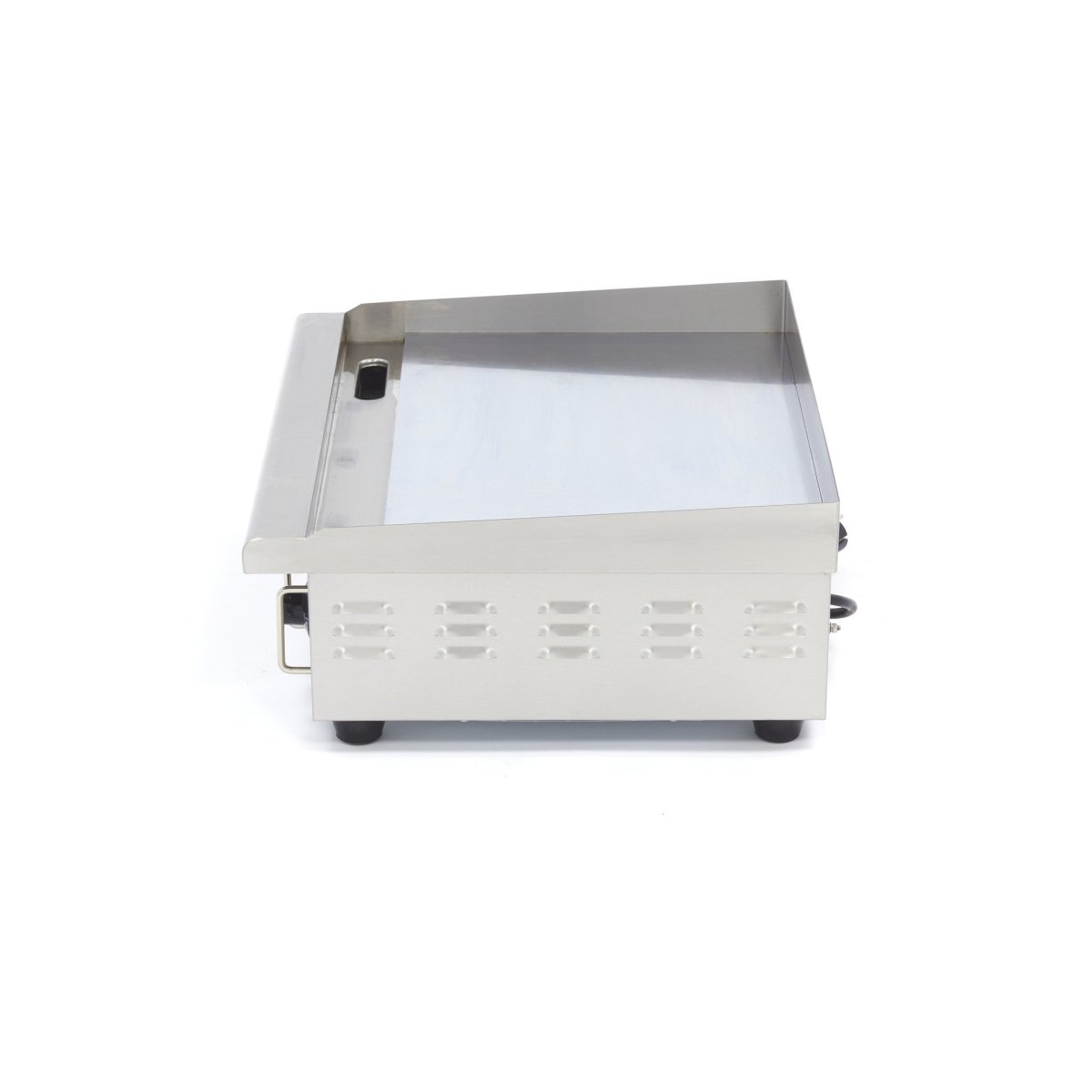 Maxima Griddle 55cm - Smooth Chrome surface - with Drip Tray - RVSVoordeel