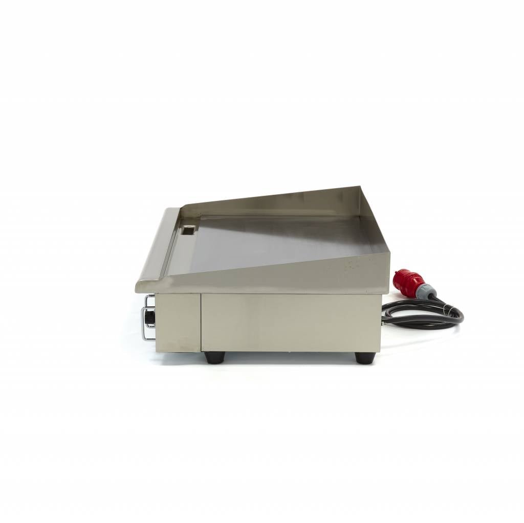 Maxima Griddle 73cm - Smooth surface - with Drip Tray - 400V - RVSVoordeel