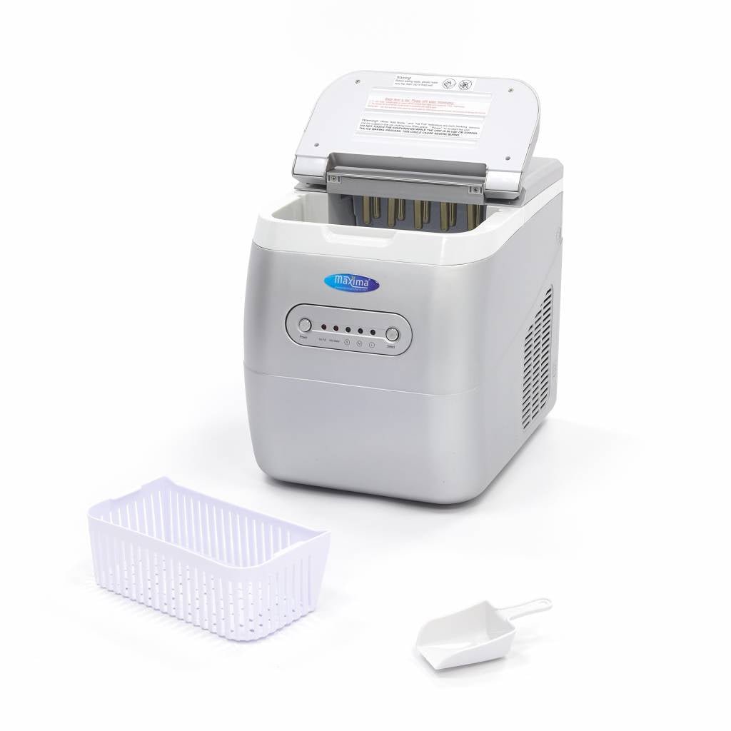 Maxima Ice Machine - 15kg/day - Bullet Cubes - Air Cooled - RVSVoordeel