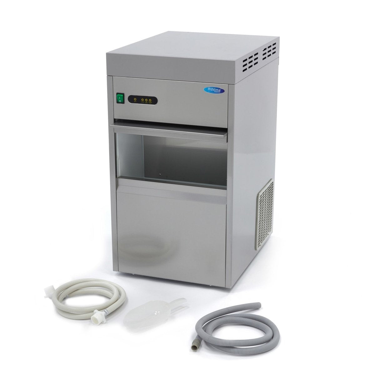 Maxima Ice Machine - 50kg/day - Crushed/Flaked - Water Cooled - RVSVoordeel