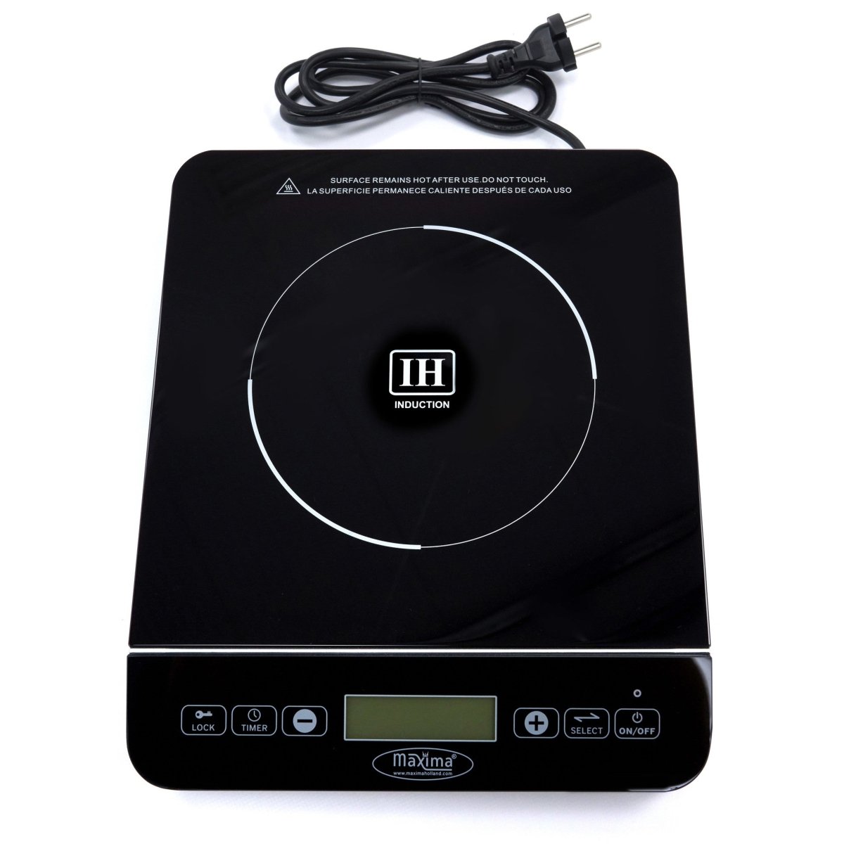 Maxima Induction Hob - Ø18cm - 2000W - RVSVoordeel