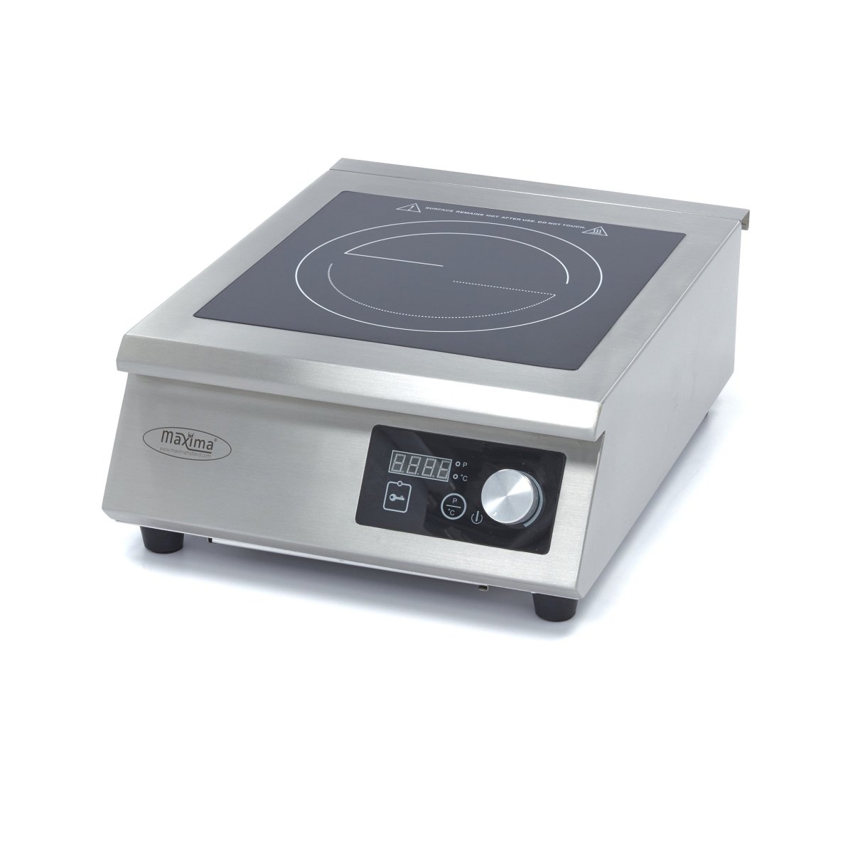 Maxima Induction Hob - Ø32cm - 5000W - 400V - RVSVoordeel