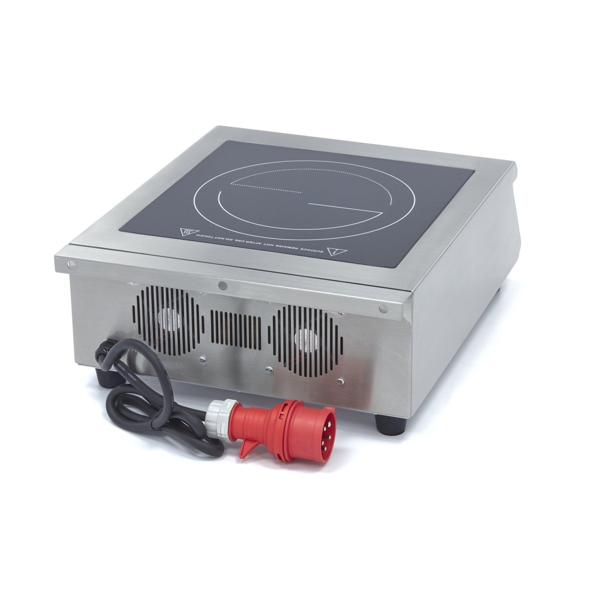 Maxima Induction Hob - Ø32cm - 5000W - 400V - RVSVoordeel