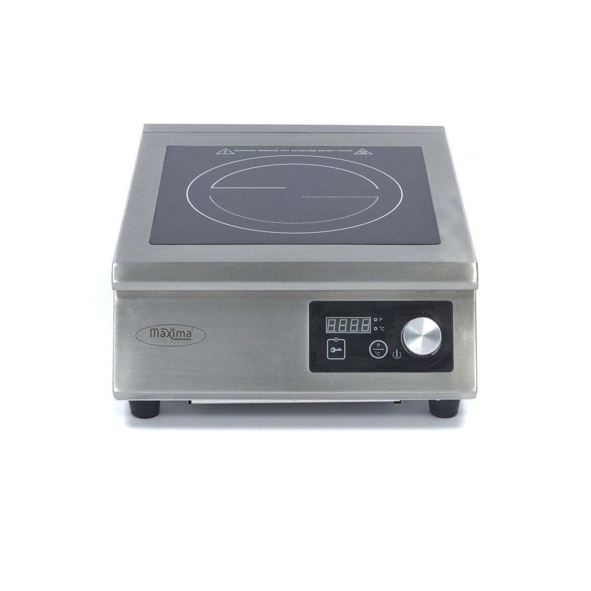 Maxima Induction Hob - Ø32cm - 5000W - 400V - RVSVoordeel