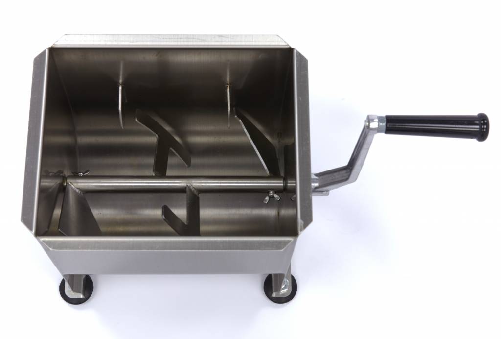 Maxima Meat Mixer 10L - 7,5kg Meat - Single Axle - RVSVoordeel