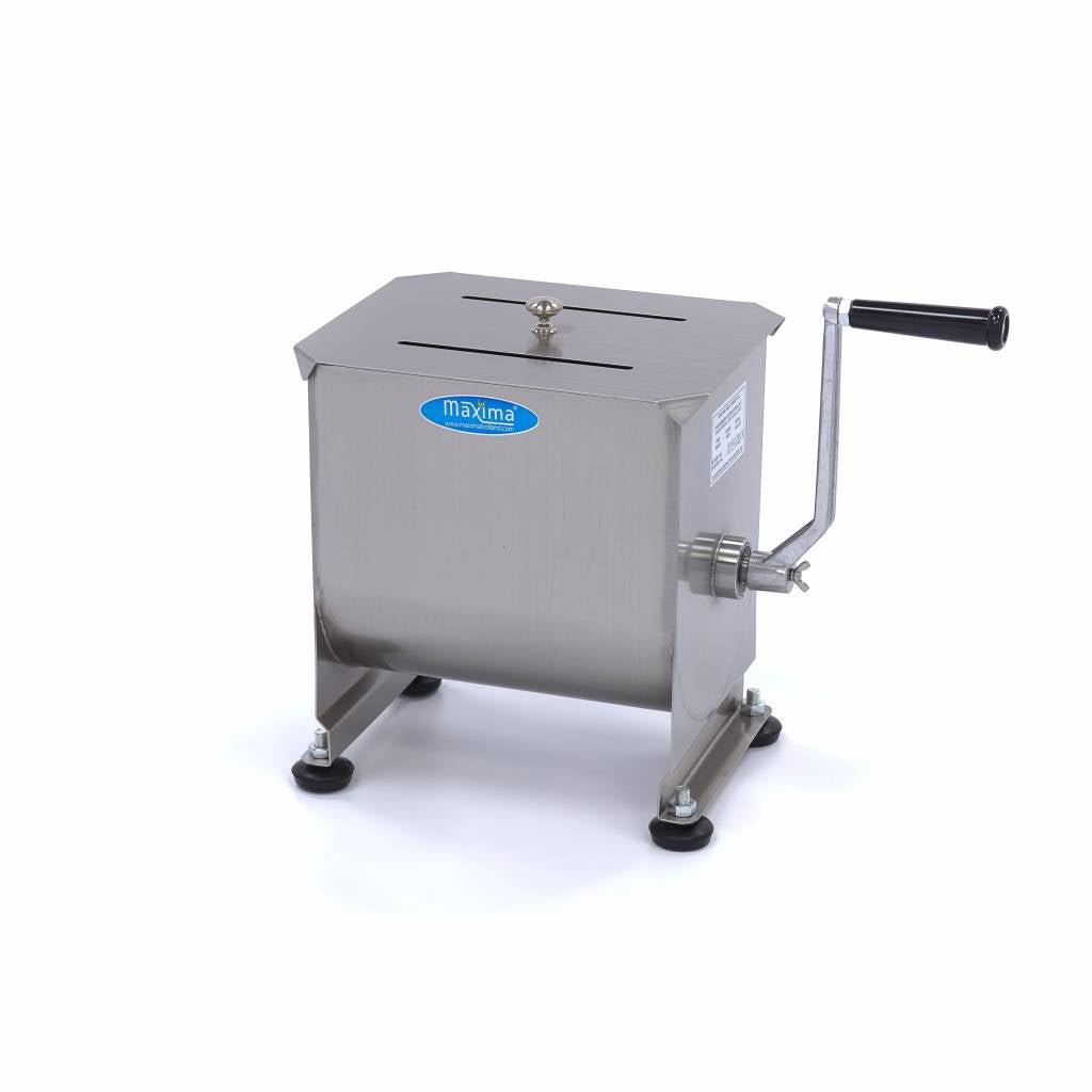Maxima Meat Mixer 10L - 7,5kg Meat - Single Axle - RVSVoordeel