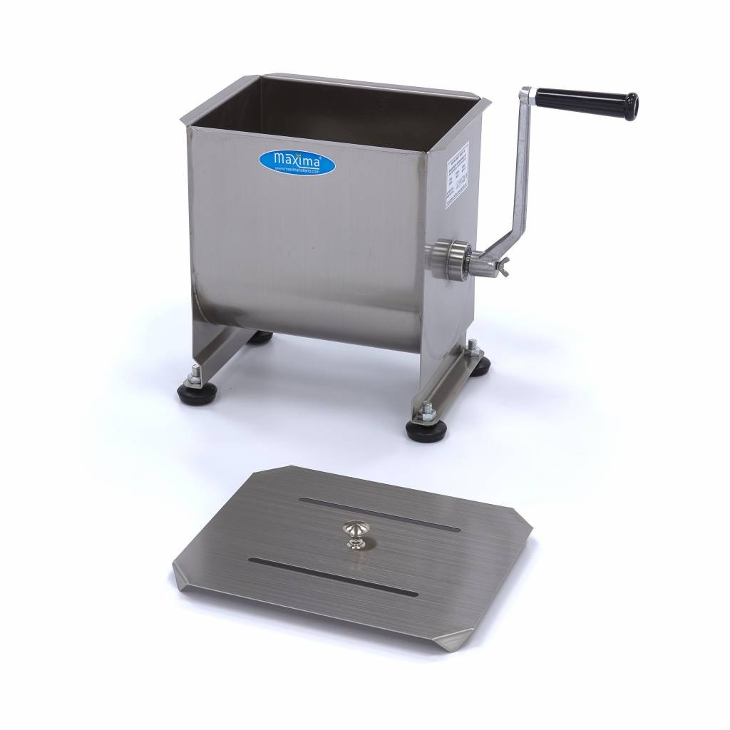 Maxima Meat Mixer 10L - 7,5kg Meat - Single Axle - RVSVoordeel