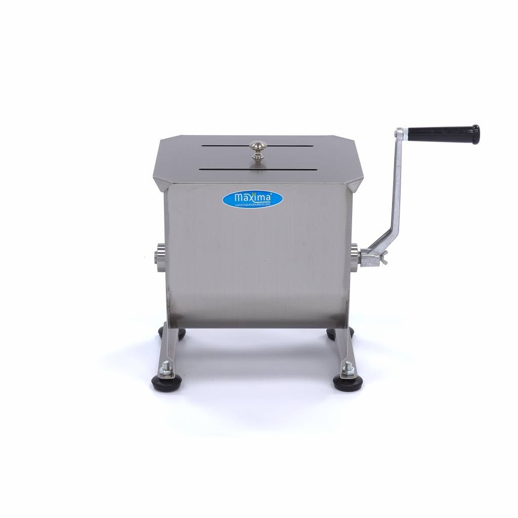 Maxima Meat Mixer 10L - 7,5kg Meat - Single Axle - RVSVoordeel