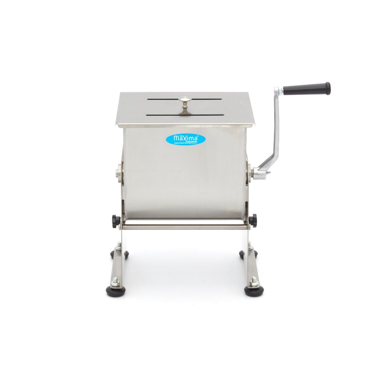 Maxima Meat Mixer 10L - 7,5kg Meat - Tilting Bowl - Single Axle - RVSVoordeel