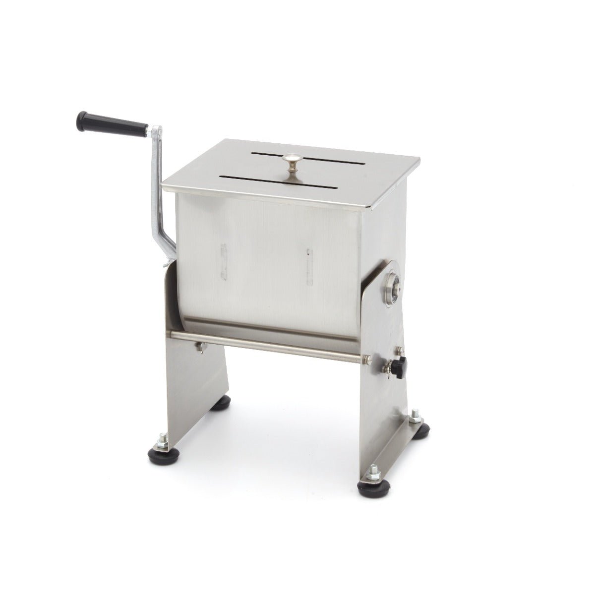 Maxima Meat Mixer 10L - 7,5kg Meat - Tilting Bowl - Single Axle - RVSVoordeel