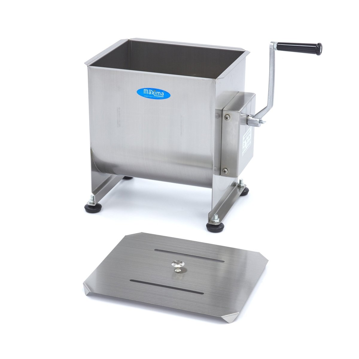 Maxima Meat Mixer 20L - 16kg Meat - Single Axle - RVSVoordeel