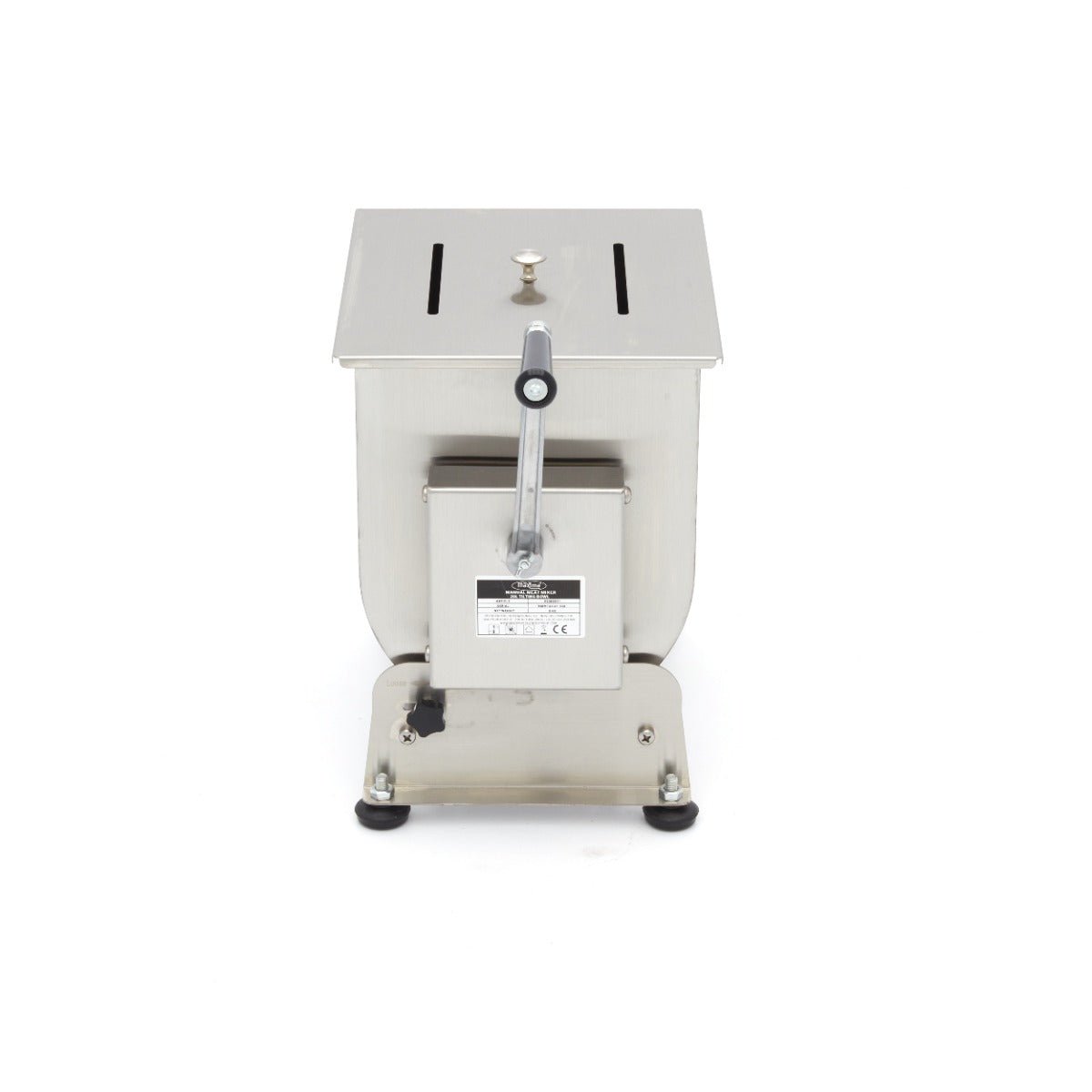 Maxima Meat Mixer 20L - 16kg Meat - Tilting Bowl - Single Axle - RVSVoordeel