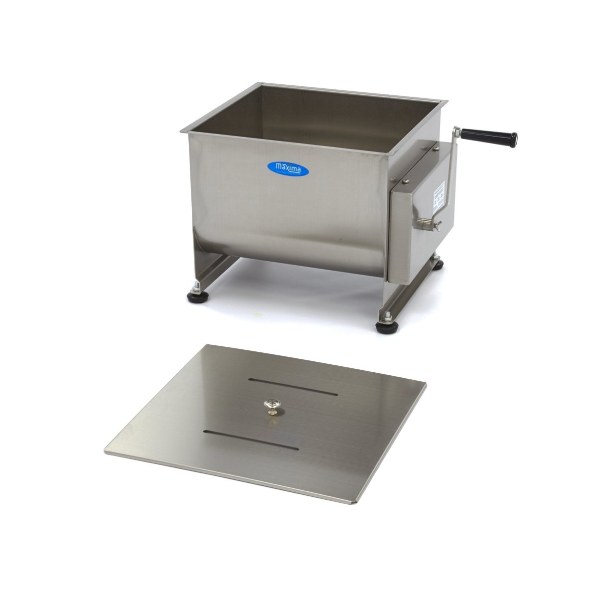 Maxima Meat Mixer 30L - 25kg Meat - Double Axle - RVSVoordeel