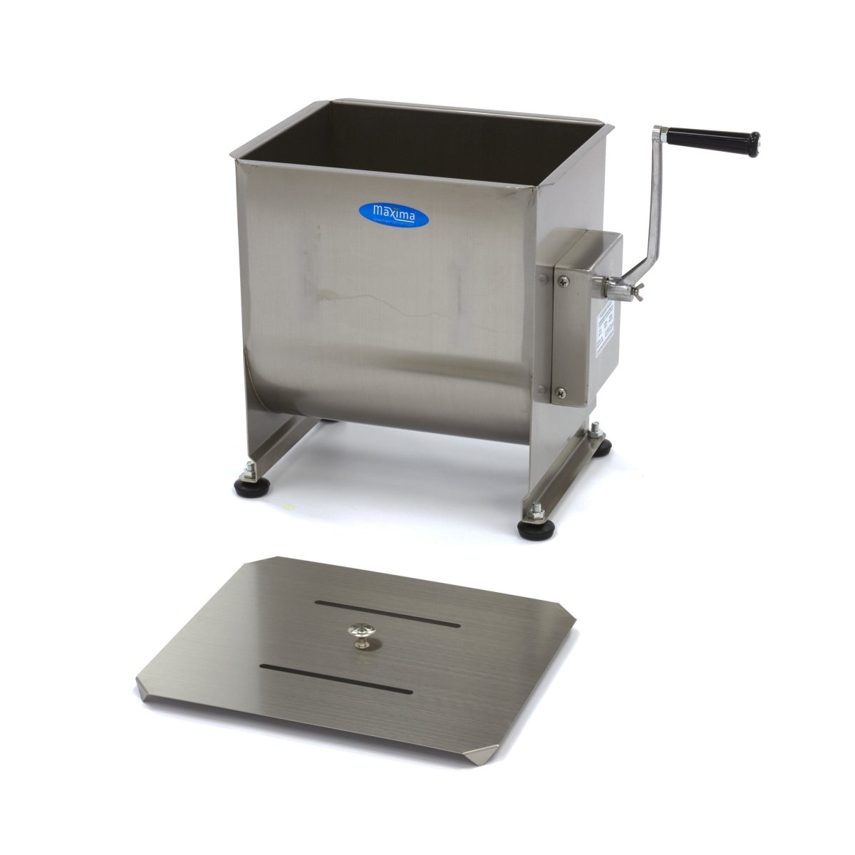 Maxima Meat Mixer 30L - 25kg Meat - Single Axle - RVSVoordeel
