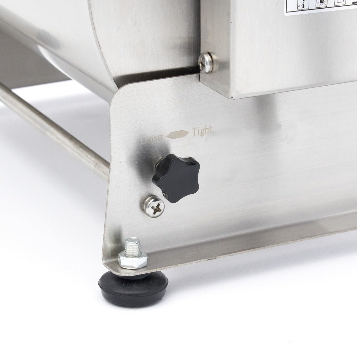 Maxima Meat Mixer 30L - 25kg Meat - Tilting Bowl - Single Axle - RVSVoordeel