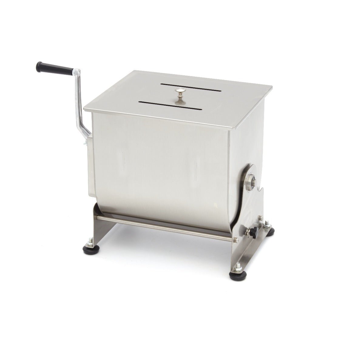 Maxima Meat Mixer 30L - 25kg Meat - Tilting Bowl - Single Axle - RVSVoordeel