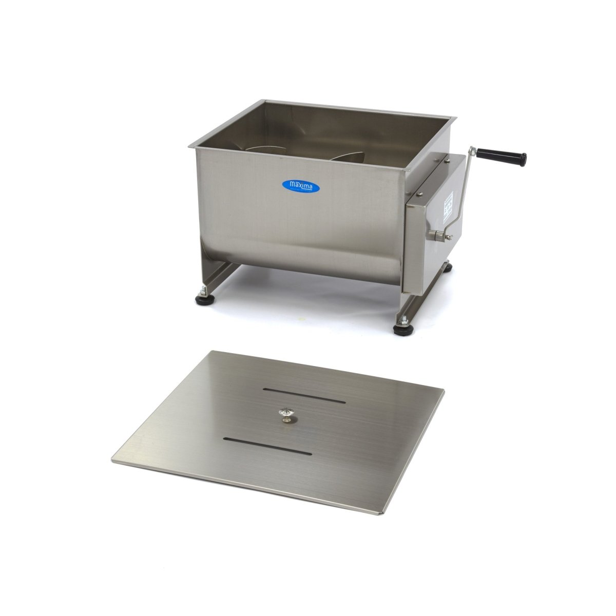Maxima Meat Mixer 40L - 35kg Meat - Double Axle - RVSVoordeel