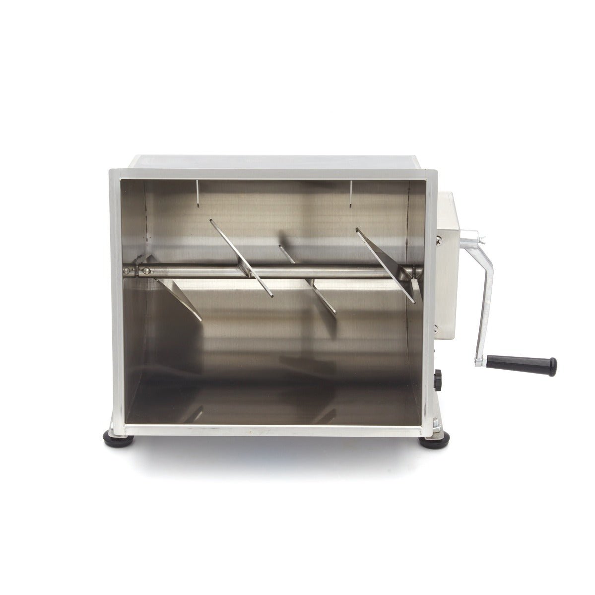 Maxima Meat Mixer 40L - 35kg Meat - Tilting Bowl - Single Axle - RVSVoordeel