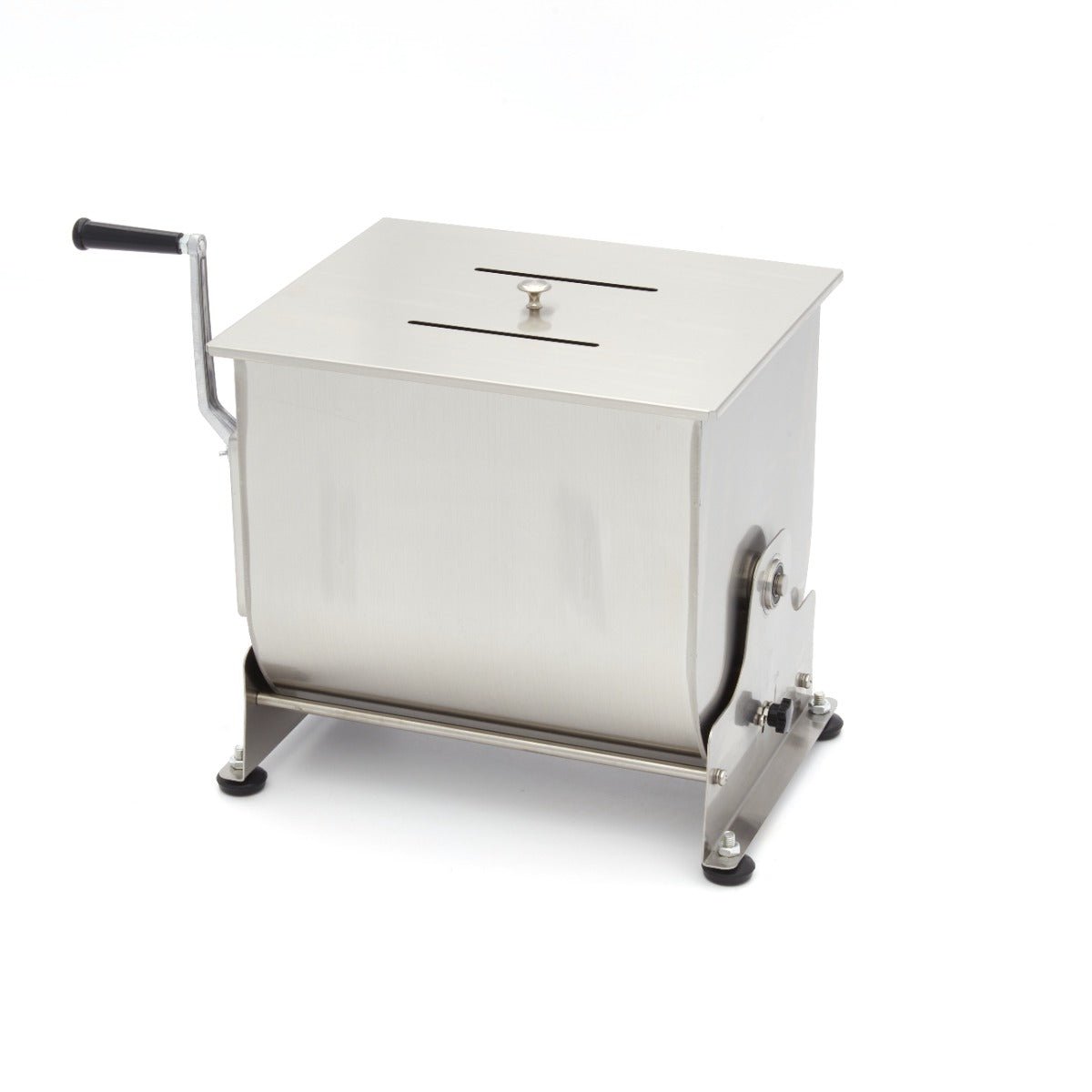 Maxima Meat Mixer 40L - 35kg Meat - Tilting Bowl - Single Axle - RVSVoordeel