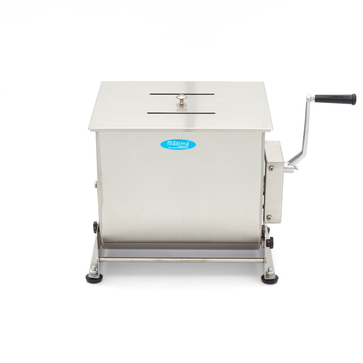 Maxima Meat Mixer 40L - 35kg Meat - Tilting Bowl - Single Axle - RVSVoordeel