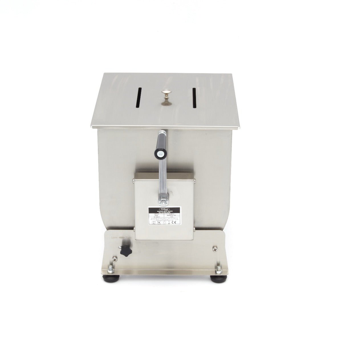 Maxima Meat Mixer 40L - 35kg Meat - Tilting Bowl - Single Axle - RVSVoordeel