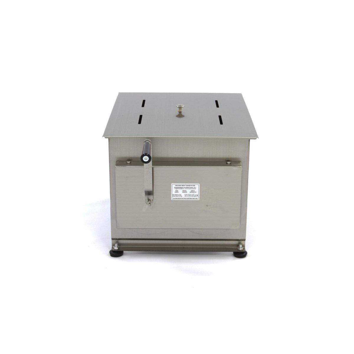Maxima Meat Mixer 50L - 43kg Meat - Double Axle - RVSVoordeel