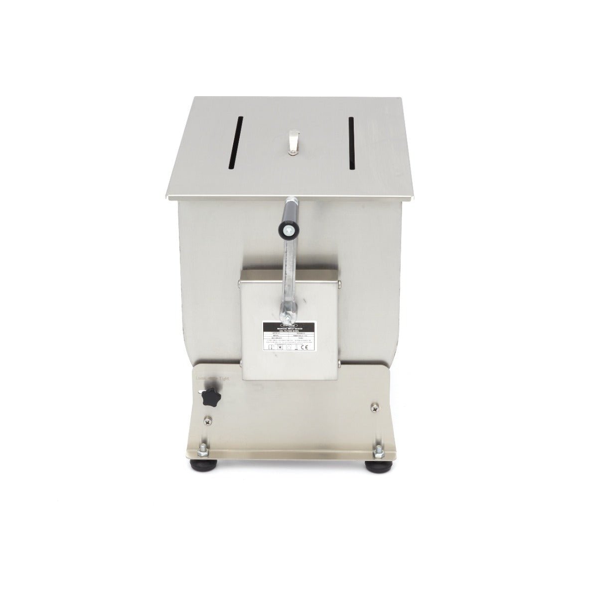 Maxima Meat Mixer 50L - 43kg Meat - Tilting Bowl - Single Axle - RVSVoordeel