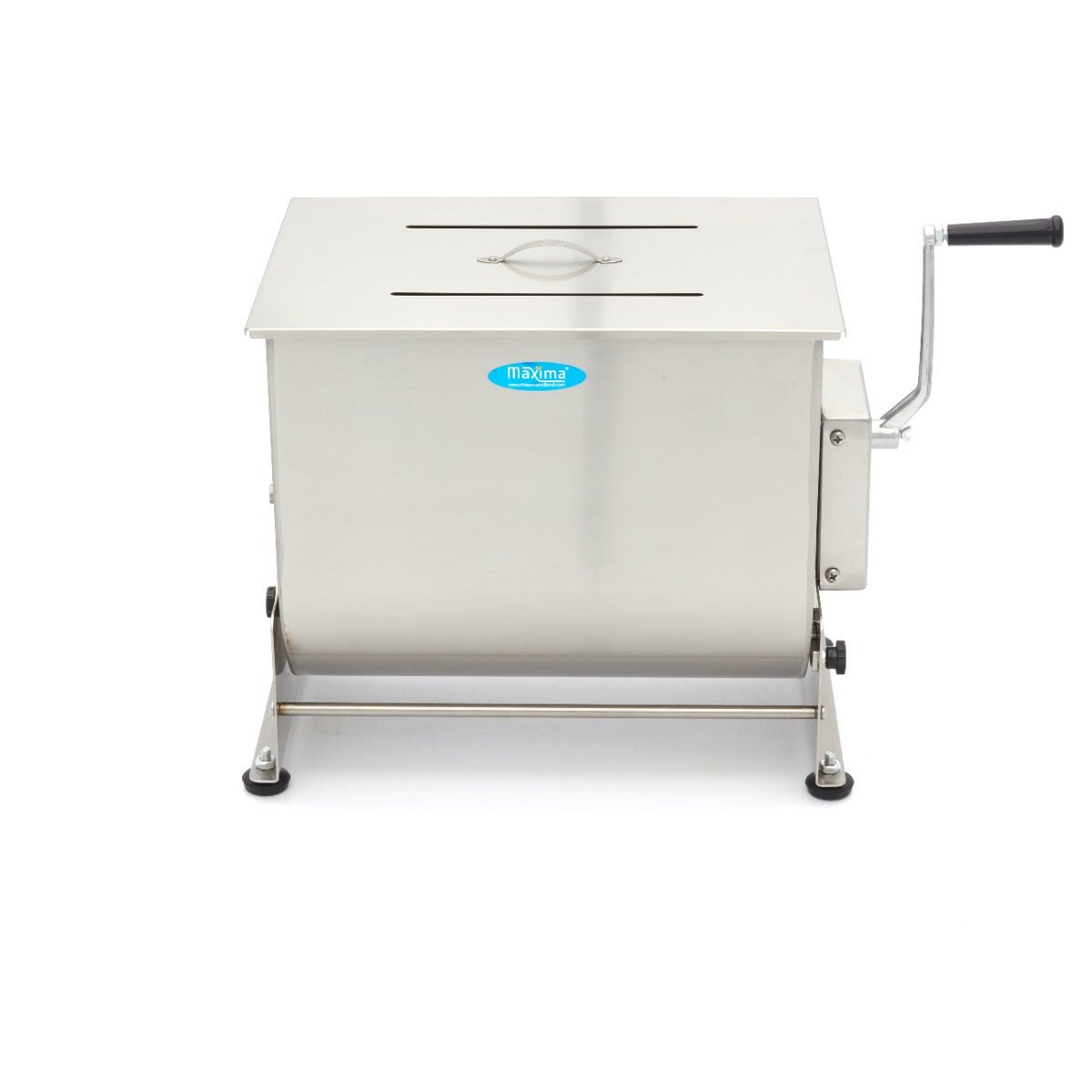 Maxima Meat Mixer 50L - 43kg Meat - Tilting Bowl - Single Axle - RVSVoordeel