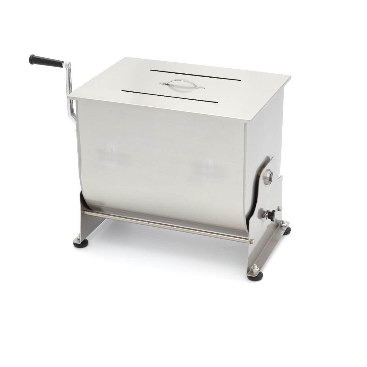 Maxima Meat Mixer 50L - 43kg Meat - Tilting Bowl - Single Axle - RVSVoordeel