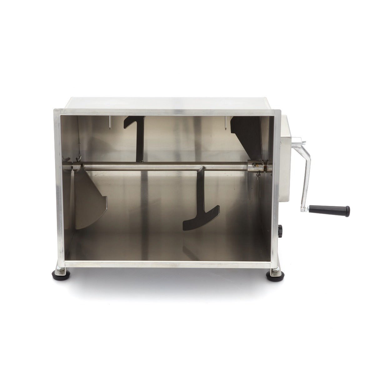Maxima Meat Mixer 50L - 43kg Meat - Tilting Bowl - Single Axle - RVSVoordeel