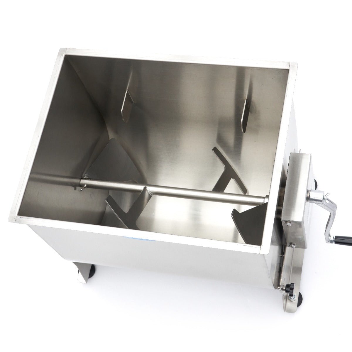 Maxima Meat Mixer 60L - 55kg Meat - Tilting Bowl - Single Axle - RVSVoordeel