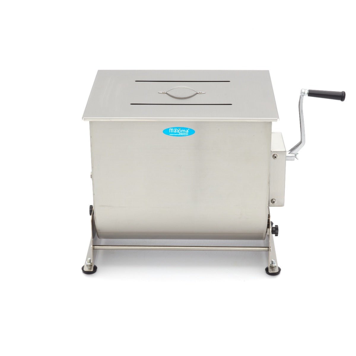 Maxima Meat Mixer 60L - 55kg Meat - Tilting Bowl - Single Axle - RVSVoordeel