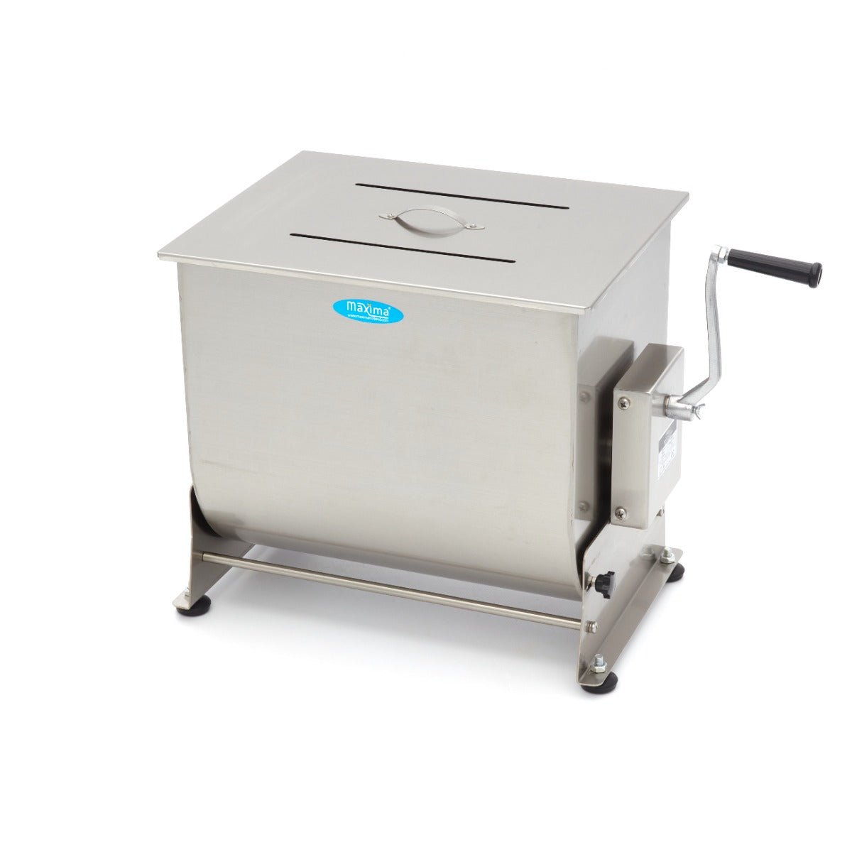 Maxima Meat Mixer 60L - 55kg Meat - Tilting Bowl - Single Axle - RVSVoordeel