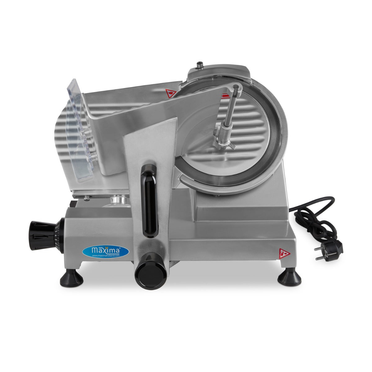 Maxima Meat Slicer Ø22cm Blade - teflon or serrated knife optional - RVSVoordeel
