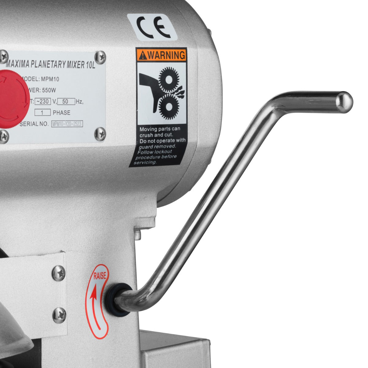 Maxima Planetary Mixer 10L - Up to 5kg Dough - 3 Speeds - RVSVoordeel
