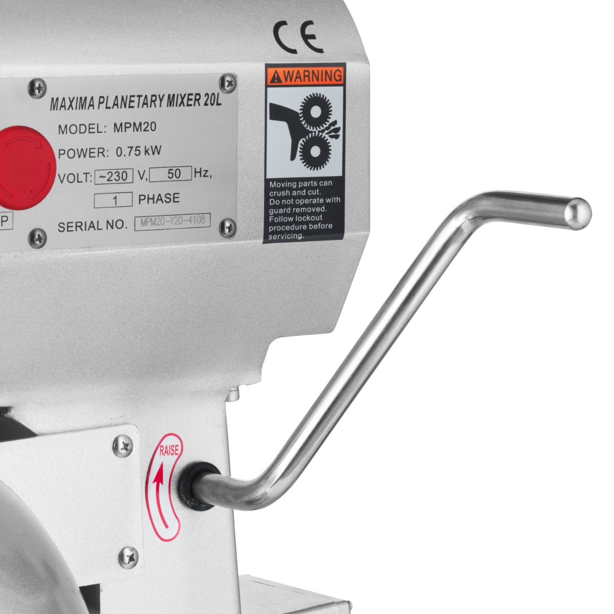 Maxima Planetary Mixer 20L - Up to 10kg Dough - 3 Speeds - RVSVoordeel