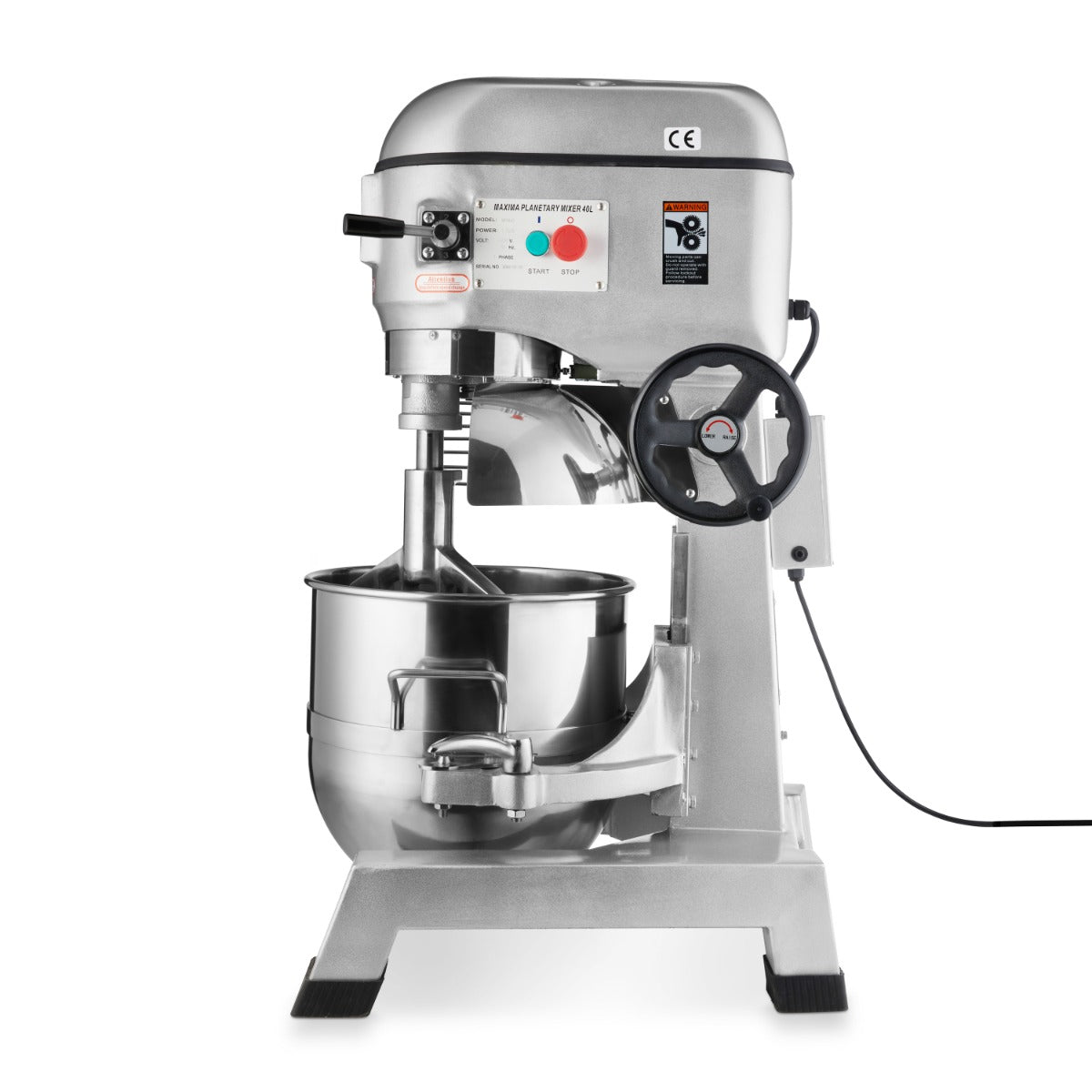 Maxima Planetary Mixer 40L - Up to 20kg Dough - 3 Speeds - RVSVoordeel