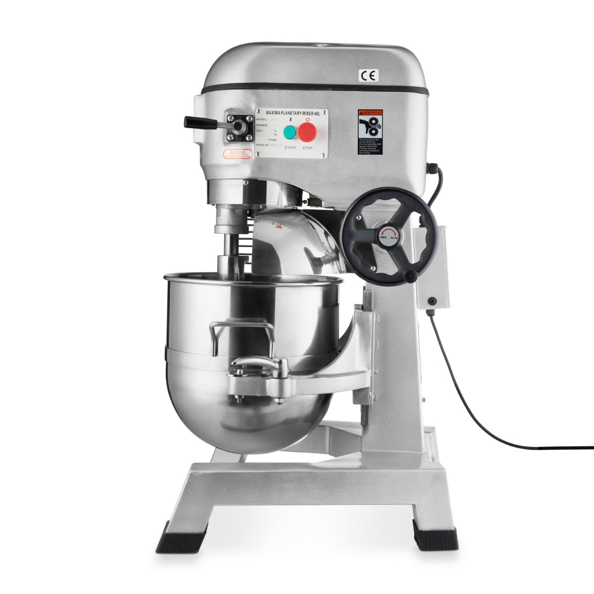 Maxima Planetary Mixer 40L - Up to 20kg Dough - 3 Speeds - RVSVoordeel