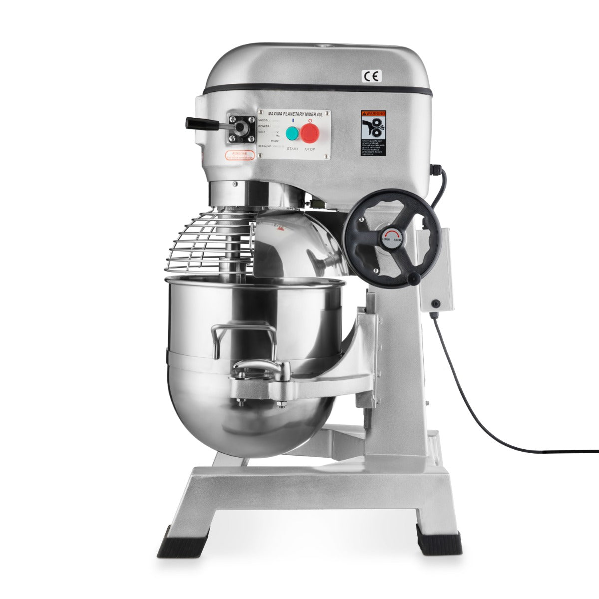 Maxima Planetary Mixer 40L - Up to 20kg Dough - 3 Speeds - RVSVoordeel