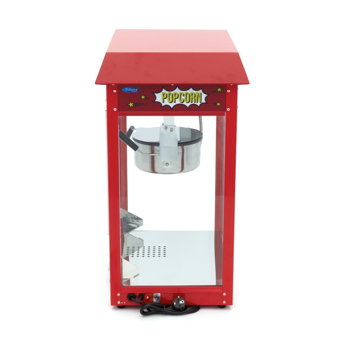 Maxima Popcorn Machine + - 3kg Popcorn per hour - RVSVoordeel
