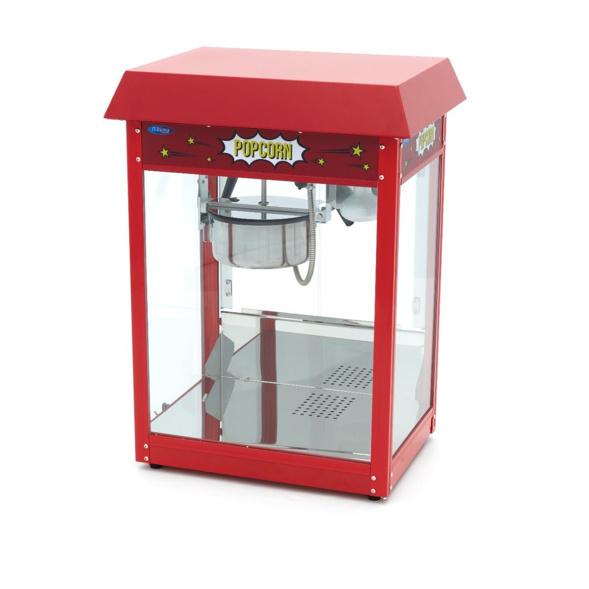Maxima Popcorn Machine + - 3kg Popcorn per hour - RVSVoordeel