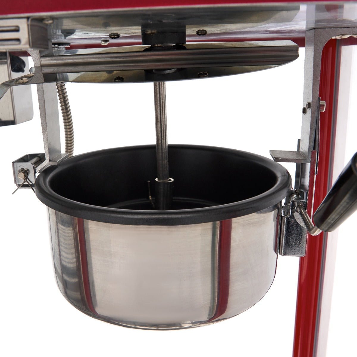 Maxima Popcorn Machine with Heated Showcase + - 3kg Popcorn per hour - RVSVoordeel