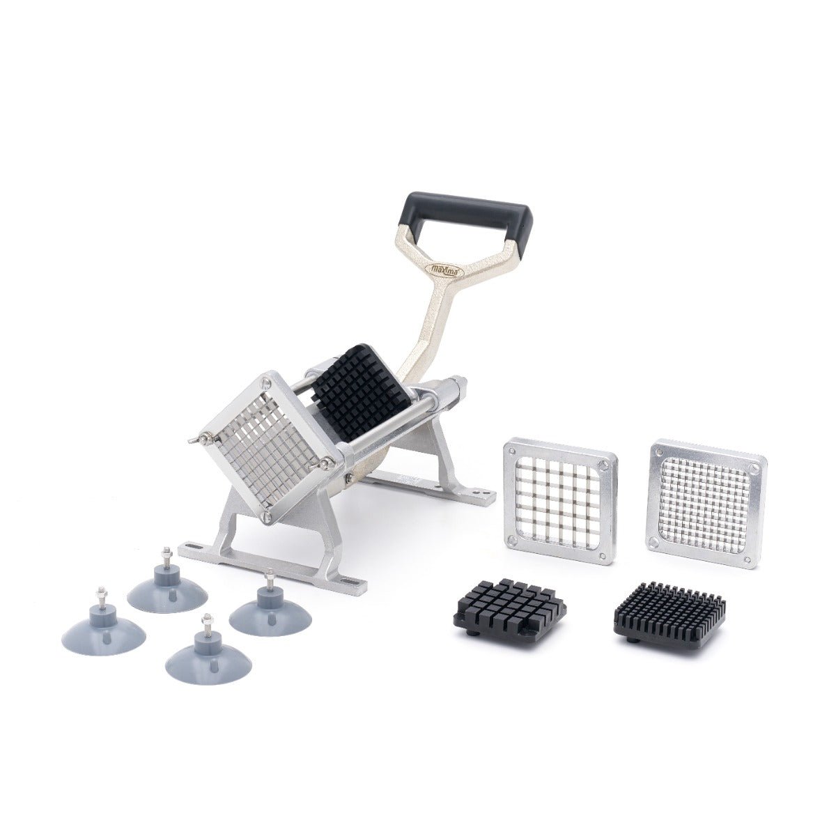 Maxima Professional Fries Cutter - Manual - Horizontal table model - RVSVoordeel