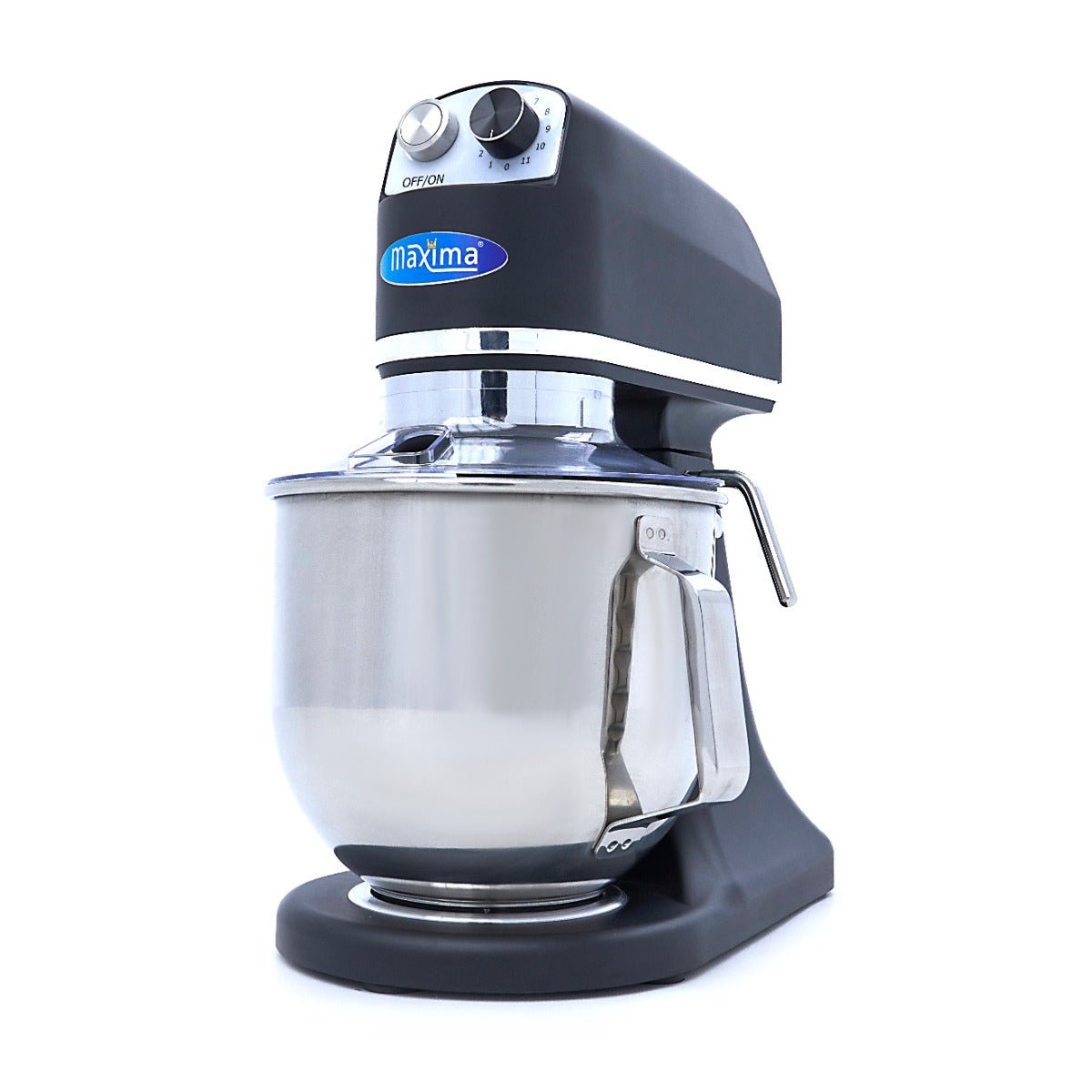 Maxima Stand Mixer 7L Black Matt - Up to 2kg Dough - 11 Speeds - RVSVoordeel