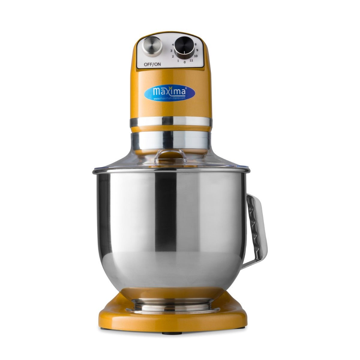 Maxima Stand Mixer 7L Gold - Up to 2kg Dough - 11 Speeds - RVSVoordeel
