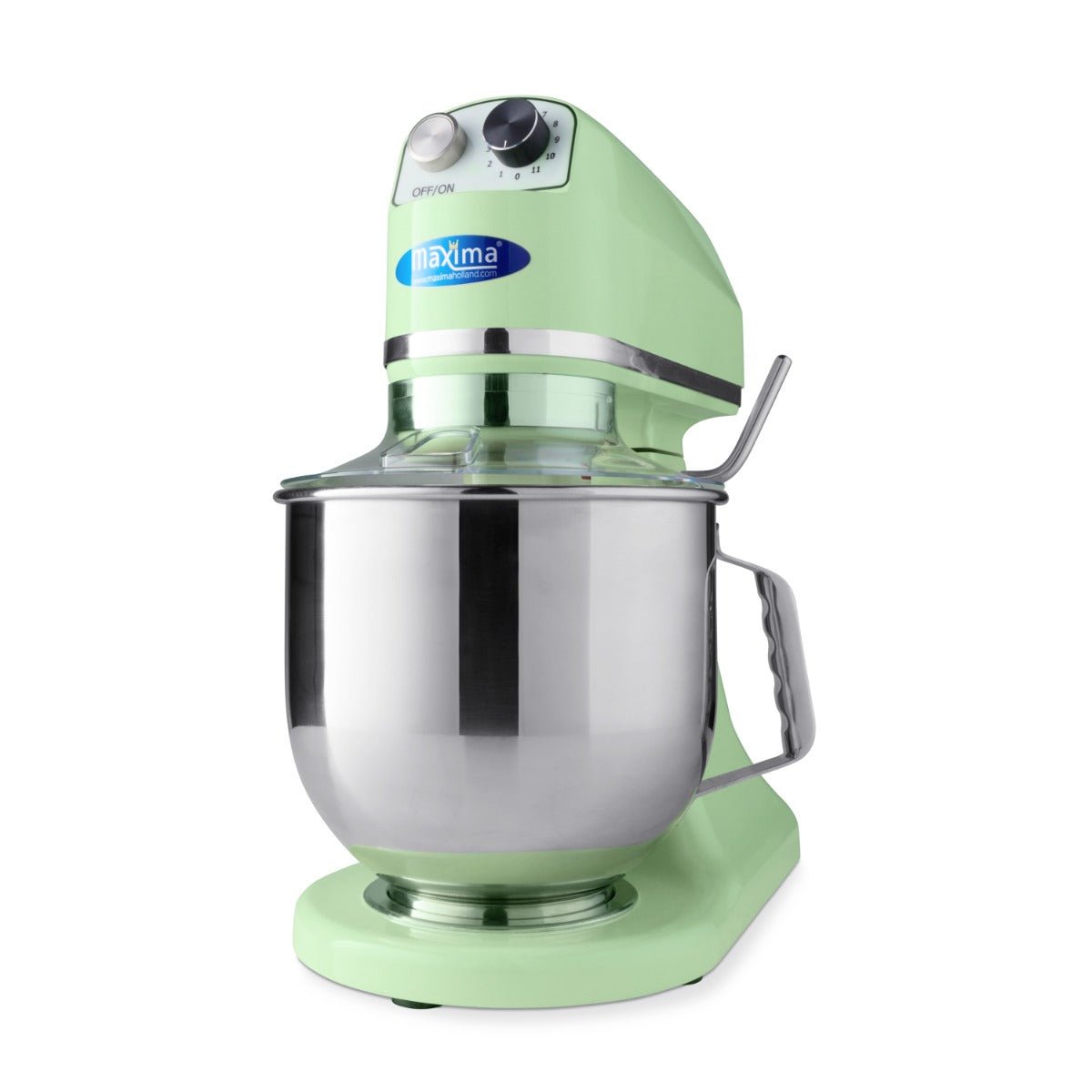 Maxima Stand Mixer 7L Green - Up to 2kg Dough - 11 Speeds - RVSVoordeel